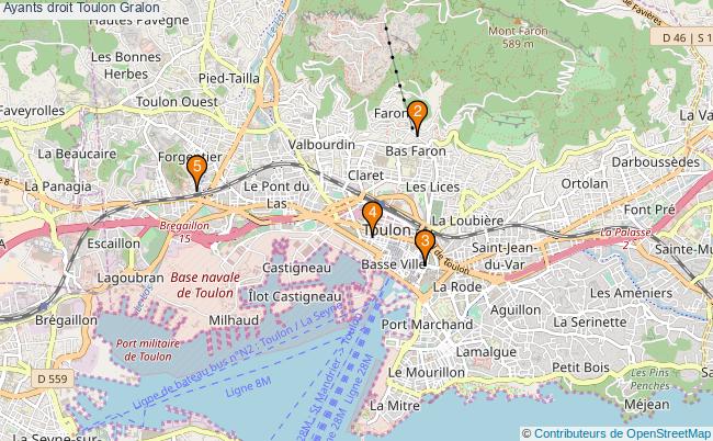 plan Ayants droit Toulon Associations ayants droit Toulon : 5 associations