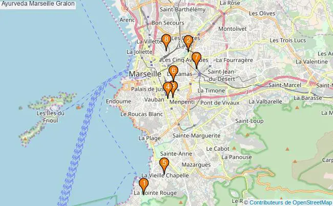plan Ayurveda Marseille Associations ayurveda Marseille : 11 associations