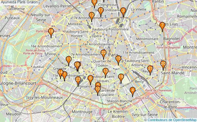 plan Ayurveda Paris Associations ayurveda Paris : 24 associations