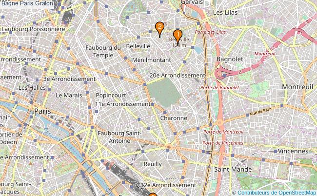 plan Bagne Paris Associations bagne Paris : 3 associations
