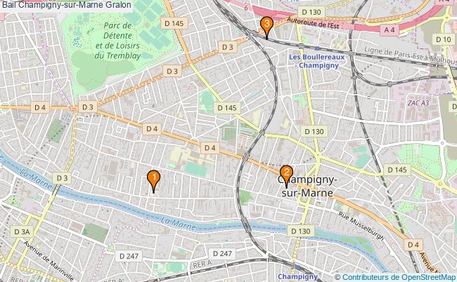 plan Bail Champigny-sur-Marne Associations bail Champigny-sur-Marne : 4 associations