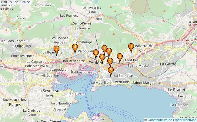 plan Bail Toulon Associations bail Toulon : 15 associations