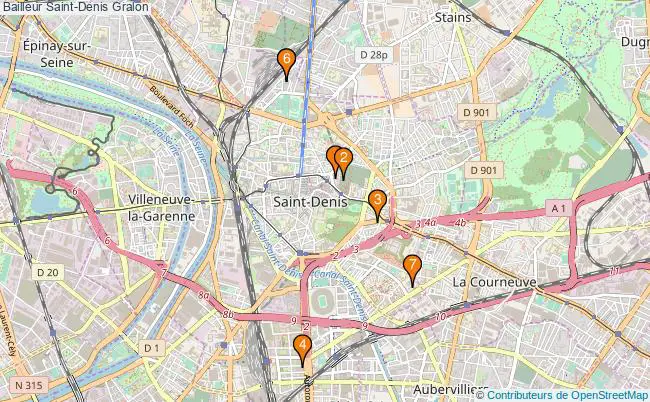 plan Bailleur Saint-Denis Associations Bailleur Saint-Denis : 11 associations
