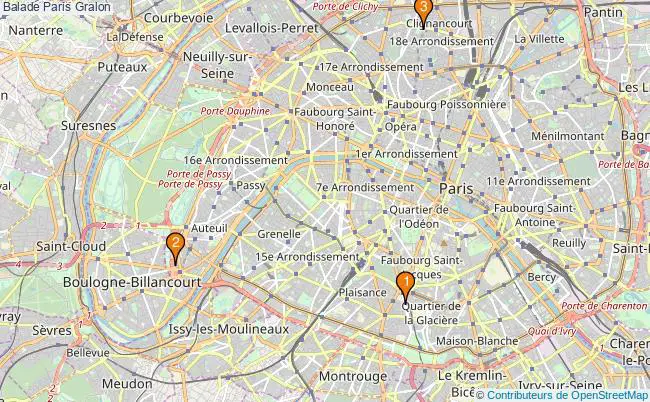 plan Balade Paris Associations Balade Paris : 6 associations