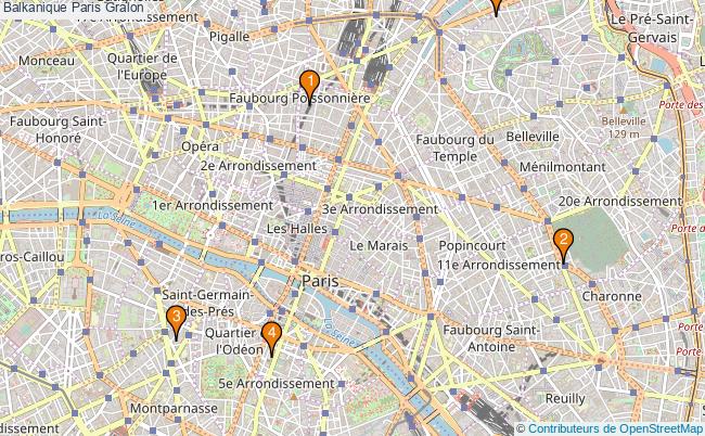 plan Balkanique Paris Associations Balkanique Paris : 6 associations