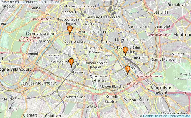 plan Base de connaissances Paris Associations base de connaissances Paris : 4 associations