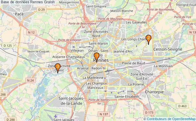 plan Base de données Rennes Associations base de données Rennes : 3 associations
