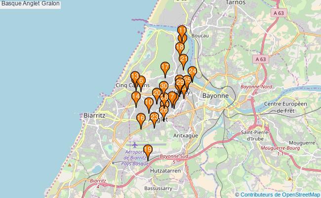 plan Basque Anglet Associations Basque Anglet : 66 associations