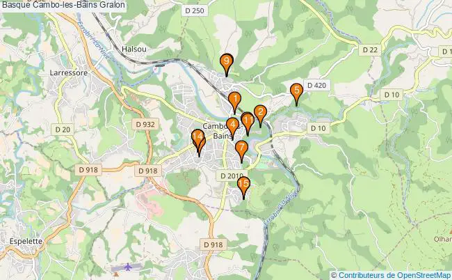 plan Basque Cambo-les-Bains Associations Basque Cambo-les-Bains : 15 associations