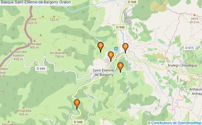 plan Basque Saint-Etienne-de-Baïgorry Associations Basque Saint-Etienne-de-Baïgorry : 11 associations