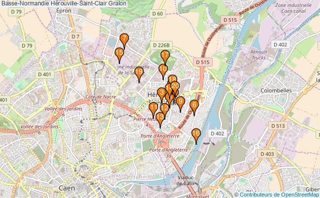 plan Basse-Normandie Hérouville-Saint-Clair Associations Basse-Normandie Hérouville-Saint-Clair : 21 associations