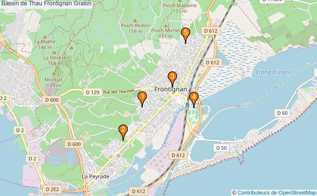 plan Bassin de Thau Frontignan Associations bassin de Thau Frontignan : 6 associations