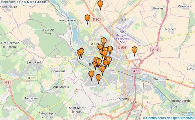 plan Beauvaisis Beauvais Associations Beauvaisis Beauvais : 23 associations