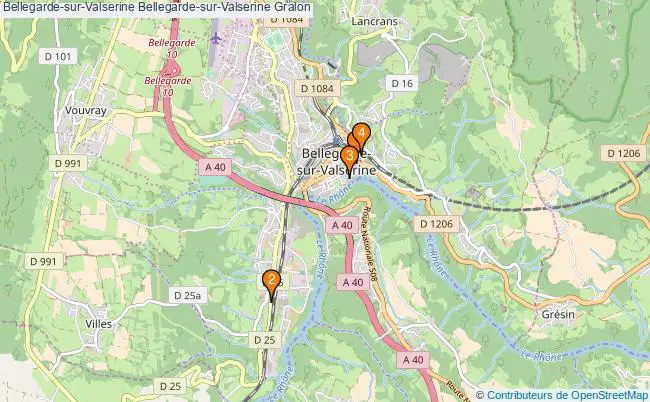 plan Bellegarde-sur-Valserine Bellegarde-sur-Valserine Associations Bellegarde-sur-Valserine Bellegarde-sur-Valserine : 4 associations