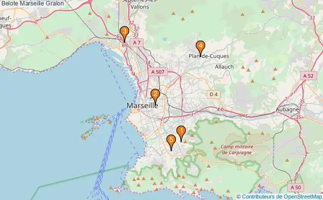 plan Belote Marseille Associations belote Marseille : 6 associations