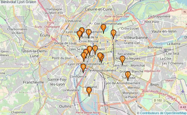 plan Bénévolat Lyon Associations bénévolat Lyon : 19 associations