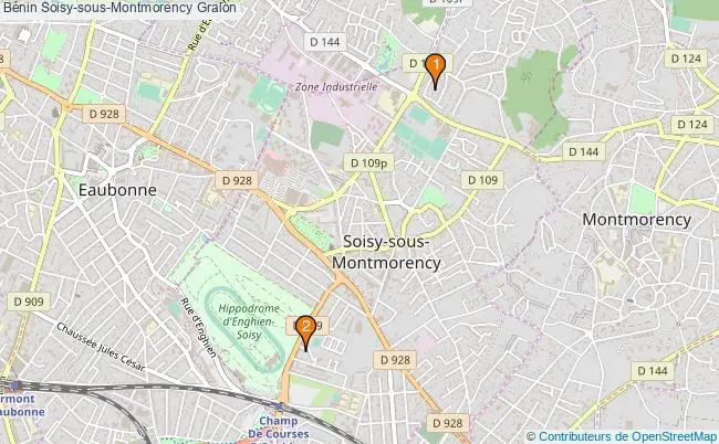 plan Bénin Soisy-sous-Montmorency Associations Bénin Soisy-sous-Montmorency : 2 associations