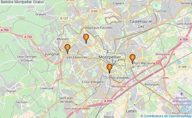 plan Berbère Montpellier Associations berbère Montpellier : 6 associations