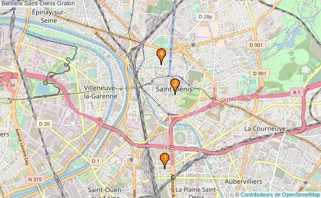 plan Berbère Saint-Denis Associations berbère Saint-Denis : 4 associations
