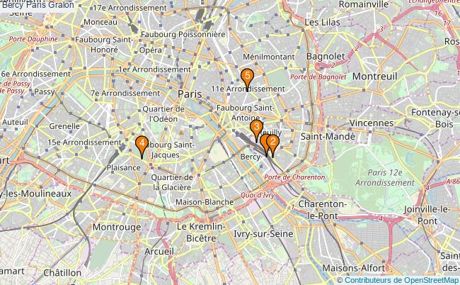 plan Bercy Paris Associations Bercy Paris : 5 associations