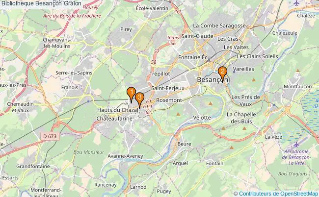 plan Bibliothèque Besançon Associations bibliothèque Besançon : 5 associations