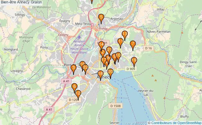 plan Bien-être Annecy Associations Bien-être Annecy : 33 associations