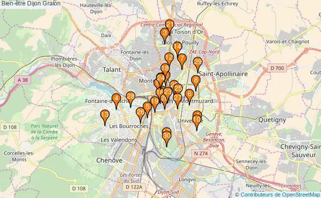plan Bien-être Dijon Associations Bien-être Dijon : 50 associations