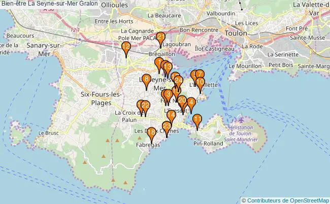 plan Bien-être La Seyne-sur-Mer Associations Bien-être La Seyne-sur-Mer : 33 associations