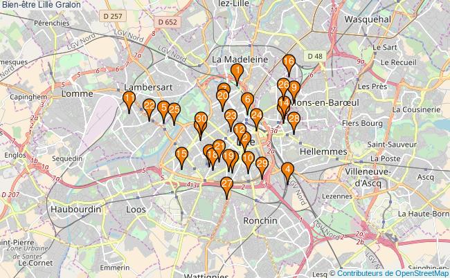 plan Bien-être Lille Associations Bien-être Lille : 107 associations