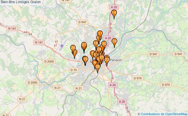 plan Bien-être Limoges Associations Bien-être Limoges : 48 associations