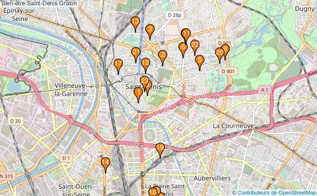 plan Bien-être Saint-Denis Associations Bien-être Saint-Denis : 30 associations
