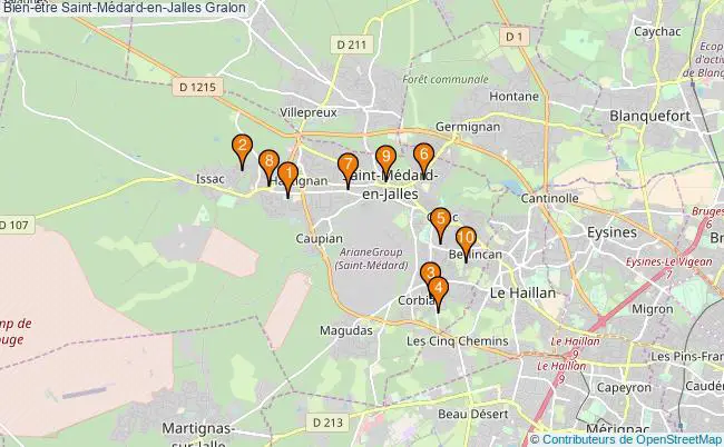 plan Bien-être Saint-Médard-en-Jalles Associations Bien-être Saint-Médard-en-Jalles : 15 associations
