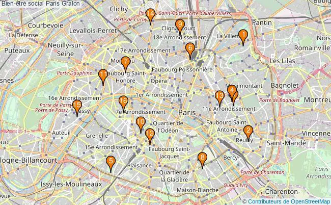 plan Bien-être social Paris Associations bien-être social Paris : 28 associations