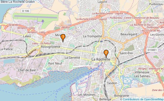 plan Bière La Rochelle Associations bière La Rochelle : 3 associations