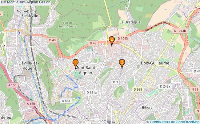 plan Bio Mont-Saint-Aignan Associations bio Mont-Saint-Aignan : 3 associations