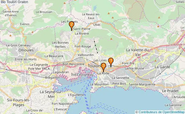 plan Bio Toulon Associations bio Toulon : 4 associations
