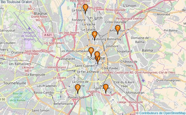 plan Bio Toulouse Associations bio Toulouse : 8 associations