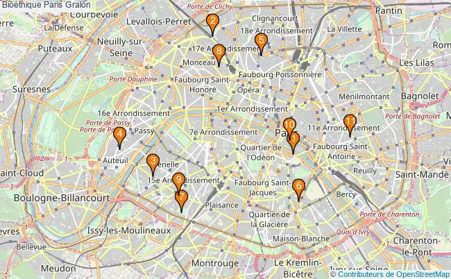 plan Bioéthique Paris Associations bioéthique Paris : 11 associations