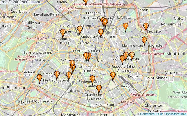 plan Biomédicale Paris Associations biomédicale Paris : 25 associations