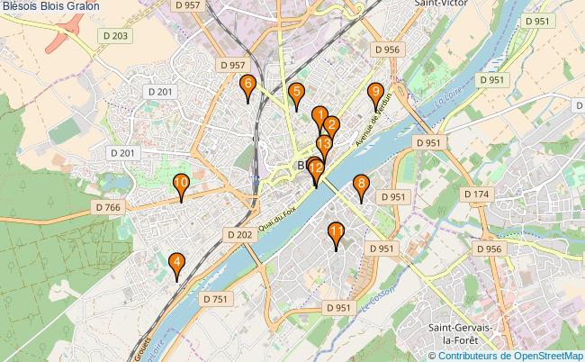 plan Blésois Blois Associations blésois Blois : 16 associations