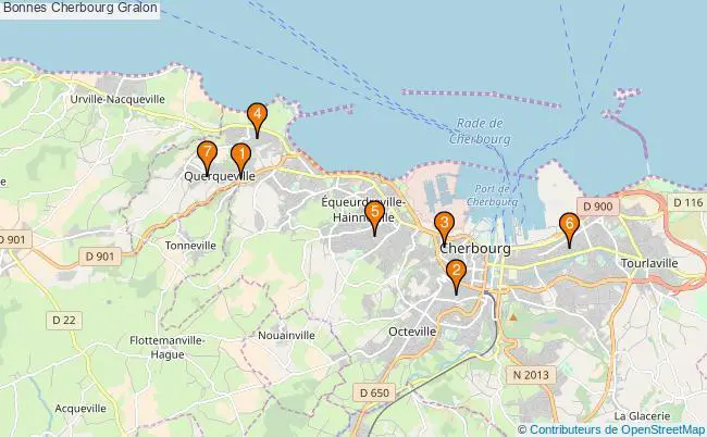 plan Bonnes Cherbourg Associations Bonnes Cherbourg : 7 associations