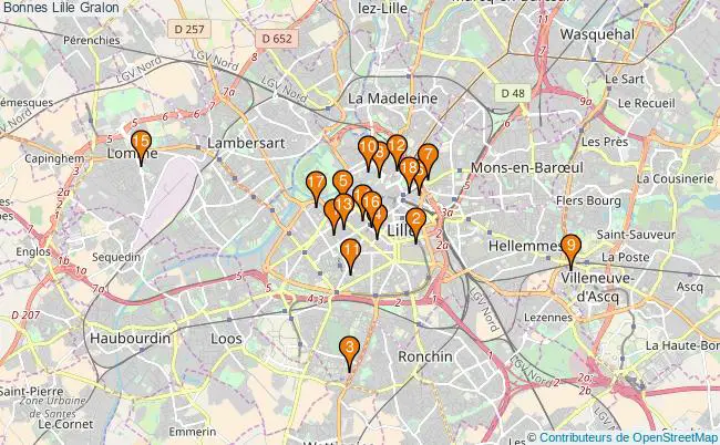 plan Bonnes Lille Associations Bonnes Lille : 21 associations