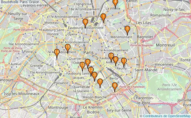 plan Bouddhiste Paris Associations bouddhiste Paris : 15 associations
