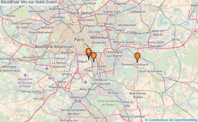 plan Bouddhiste Vitry-sur-Seine Associations bouddhiste Vitry-sur-Seine : 3 associations