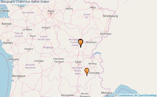 plan Bourgogne Chalon-sur-Saône Associations Bourgogne Chalon-sur-Saône : 27 associations