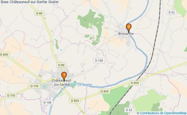 plan Boxe Châteauneuf-sur-Sarthe Associations boxe Châteauneuf-sur-Sarthe : 2 associations