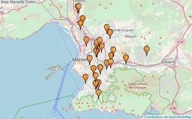 plan Boxe Marseille Associations boxe Marseille : 101 associations