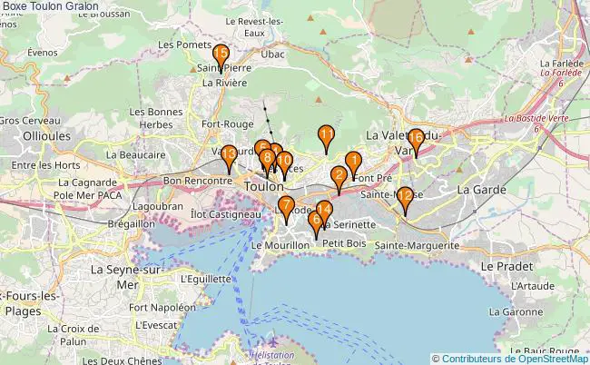 plan Boxe Toulon Associations boxe Toulon : 19 associations
