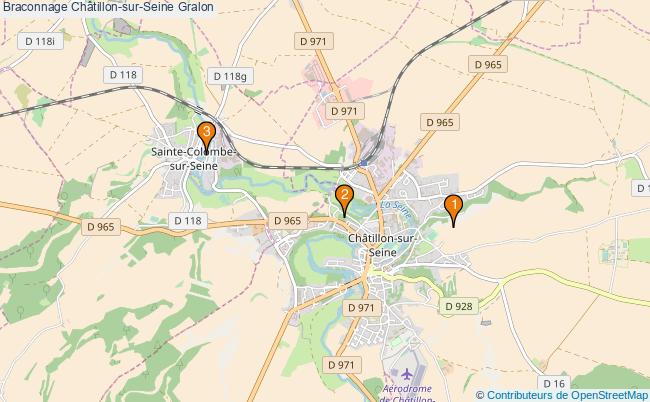 plan Braconnage Châtillon-sur-Seine Associations braconnage Châtillon-sur-Seine : 3 associations