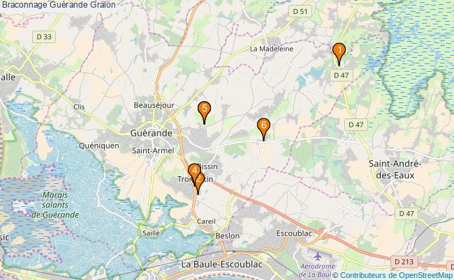 plan Braconnage Guérande Associations braconnage Guérande : 6 associations